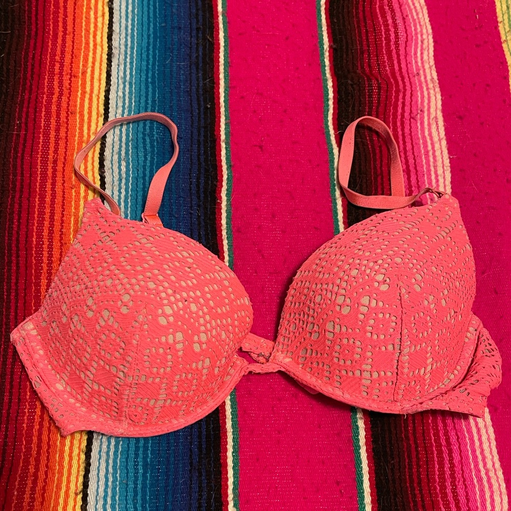 Coral PINK 36B bra